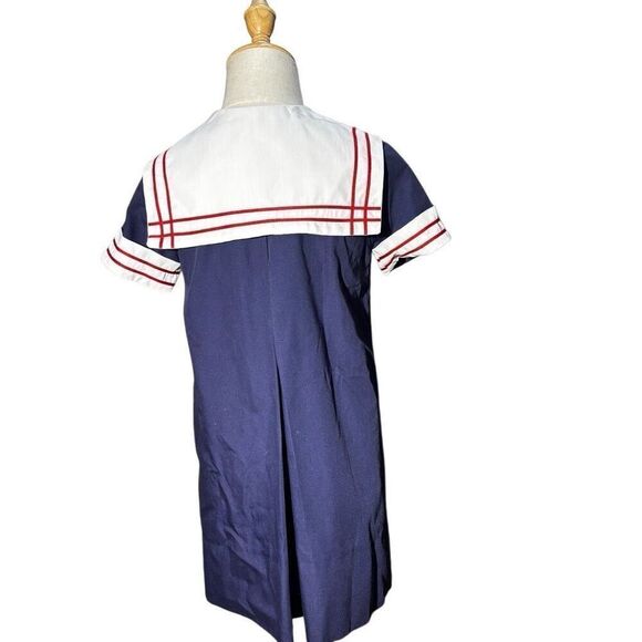 Custom Sailor Dress Cotton Caplet Nautical Theme - Picture 7 of 10